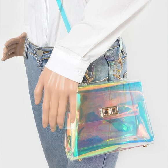 Hologram Transparent Crossbody Bag - Picture 4 of 4